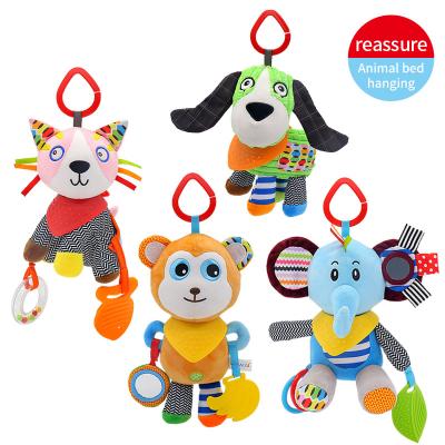 China Eco-Friendly Wholesale Educational Study Hanging Teether AUGLEKA Baby Rattle Bed Crib Car Infant Stroller Seat for sale