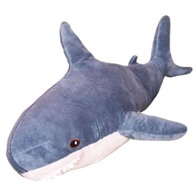 China Eco-Friendly Plush Toy Soft Stuffed Speelgoed 15-140cm Giant Shark Animal Reading Pillow For Birthday Gifts Cushion Doll Gift For Kids for sale