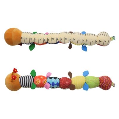 China Eco-Friendly Popular 55cm Colorful Looper Soft Developmental Toys Lovely For Caterpillar Catch Pillow Toys for sale