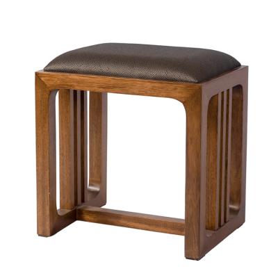 China Wholesale Chinese Style Antique Home Furniture Solid Wood Square Makeup Dresser/Dressing Stool for sale