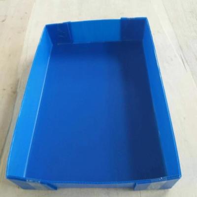 China Light Weight Mealworm Breeding Corrugated Plastic Box For Fruit Egg for sale