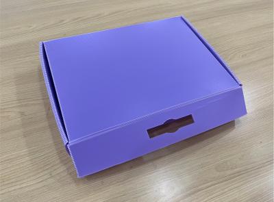 China Foldable PP Corrugated Plastic Box For Party Business Gifts 7x5x3 In for sale