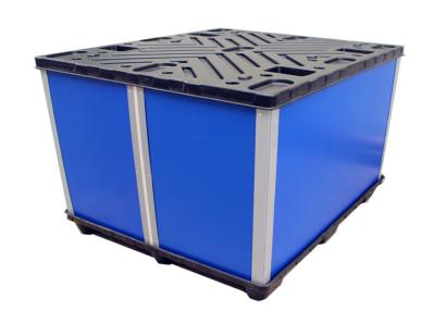 China OEM Corrugated Plastic Storage Bins PP Corrugated Coroplast Boxes for sale