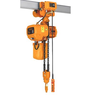 China Block 1Ton 2Ton 5 Ton 10 Ton Electric Chain Hoist Crane 220V Electric Chain Hoist For Workshop Running Electric Chain Hoist for sale