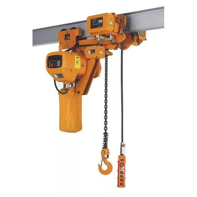 China China Manufacture Industrial Ultra Low Headroom Electric Chain Hoist Ultra Low Headroom 3T 5T ​​10T Electric Chain Hoist for sale