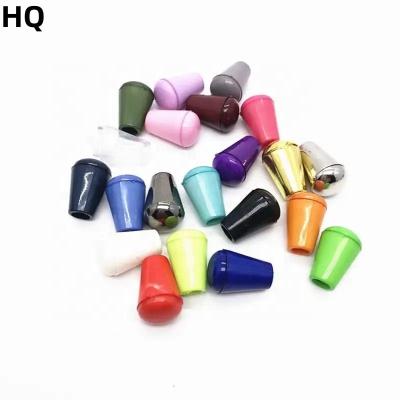 China Wholesale Custom Elastic Stopper Plastic Rope Stopper End Nickel Free End Ties Stopper for sale