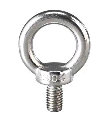 China AISI304 DIN580 M6*11 Stainless Steel AISI304 DIN580 Stainless Steel Ring Eye Screw Eye Lifting Nut for sale