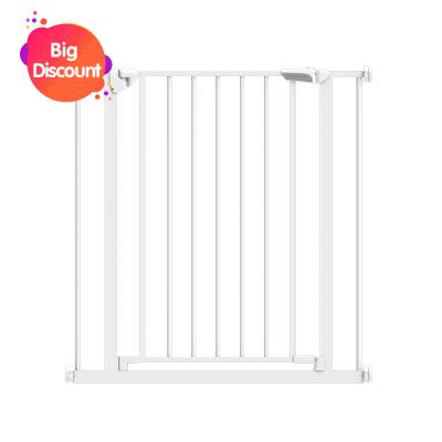 China Chocchick Viable Ready To Ship Retractable Sefty Lock Baby Play Yard Vinyl Baby Safety Gate Pet Friendly Premium Safe Fence Gates for sale