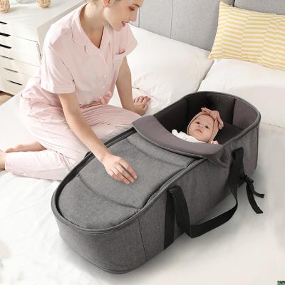 China 2022 Bionic Crib Baby Nest Folding Baby Toy Cotton Baby Crib Nest Cuddle Breathable Portable Comfortable Sleeper for sale