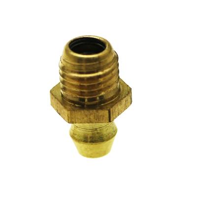 China Parts factory direct sales automotive pressure lubricator m6/m8/m10/m12 brass metric nipple fitting for automotive parts for sale