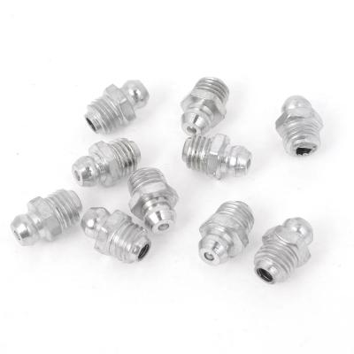 China Factory Price Automotive Parts Straight Steel Galvanized Grease Nipple Fitting For Auto Spare Part for sale