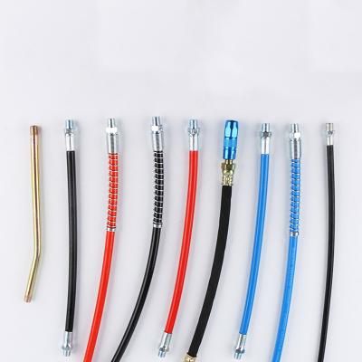 China RUBBER RESIN Hose Oil Gun Iron Tube Butter Oil /lubricating Resin Hose Pressure Oiler Explosion Proof Hose For Large Machinery for sale