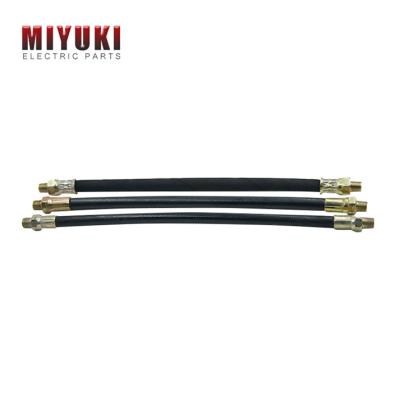 China Machinery Lubrication 30cm Grease Hose Without Spring Hydraulic Grease Extension Hose for sale