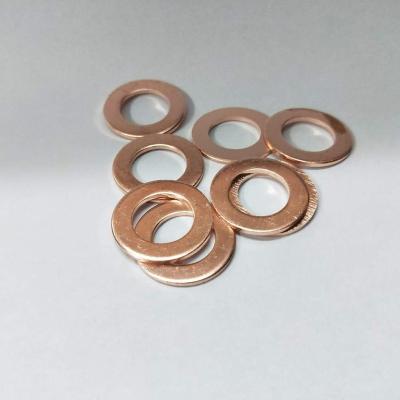 China factory direct sale flat gasket copper gasket AL gasket grease fitting 14*8*1mm for sale