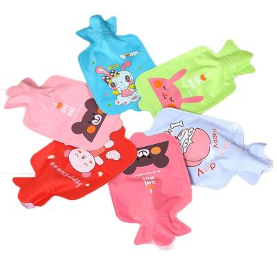 China Hot Hand Customized High Quality Bag PVC Mini Cute Cartoon Hot Water Bottle for sale