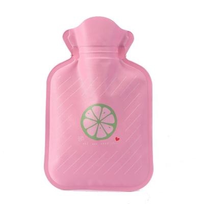 China Hot Hand Customized High Quality PVC Hot Water Bag Bottle 17*11 Mini Cute Cartoon Fruits Cover for sale