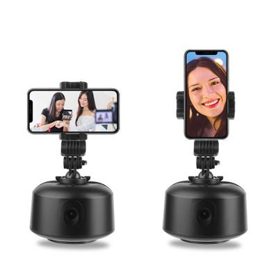 China Flexible Auto Tracking Smart Camera Pulling Phone Holder 360 Rotation With Gesture Control Auto Face Tracking Holder for sale