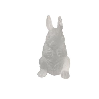 China Europe 2023 Chinese New Year Liuli Rabbit Good Luck Feng Shui Ornament for sale