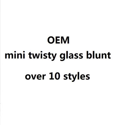 China (0.2) LFS001 OEM Yiwu 3in1 v12 7P Mini Smoking Pipes Mini Dry Herb Twisty Glass Blunt for sale