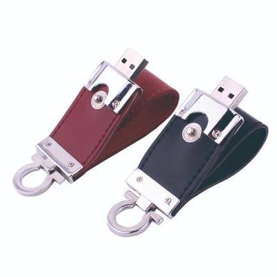 China Memory Storage BYL Logo Leather Usb Flash Drive Custom Key Chain Usb Flash Drives 64g 8gb 16gb 32gb 4gb Memory Sticks Pen Drives Gift PC for sale