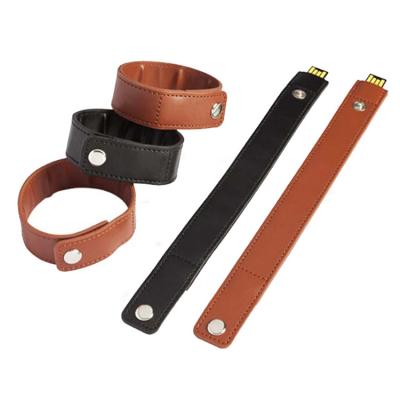 China New Style Leather Strap 32gb Memory Storage Usb2.0 Pendrives 16gb 128gb 4gb 128mb 64gb Flash Drives U Disk for sale