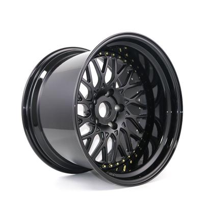 China Aluminum 2 Piece Forged Wheels 18 19 20 21 22 Inch Concave Alloy Lip Wheel Passenger Car Wheel Rims for sale