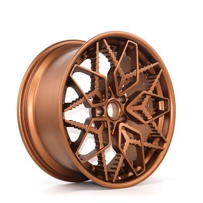 China Aluminum Customized 2 Piece 18 19 20 21 Inch Forged Car Wheels 22 Inch Alloy Wheel for sale