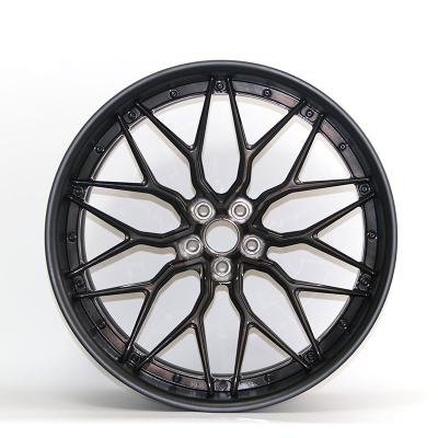 China Aluminum Touring Car Wheel Custom 2 Pieces Forged Wheel 18-20 Inch Car Rims for sale