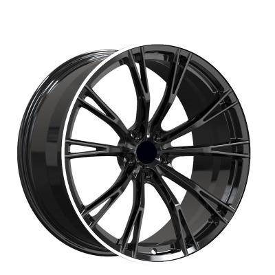 China 18 19 Inch Gloss Black Forged Wholesale Wheel Aluminum Rims for sale