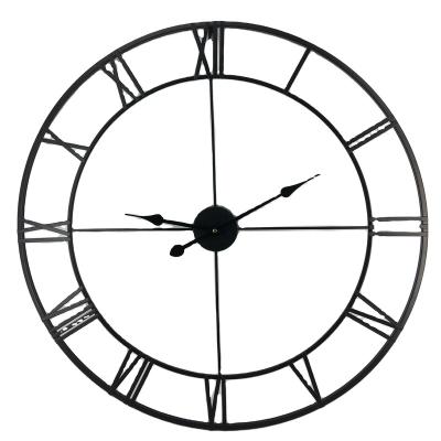 China Large Metal Wall Clock Style 32 Inch 80 Cm Tall Antique Clock for sale