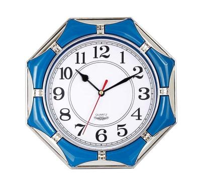 China Creative Simple Promotional Plastic Wall Clock Style Modern Clock for sale