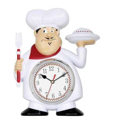 China Creative Clock Antique Chef Kitchen Clock Gift Souvenir Style Clock for sale