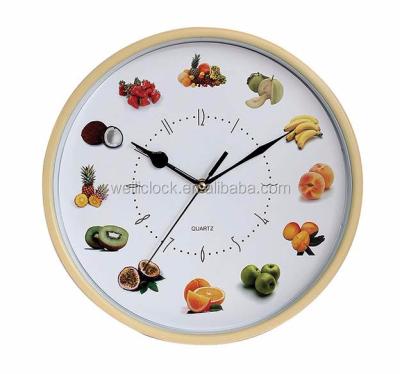 China Antique Style European Design Promotional Plastic Wall Clock 12 Inch Wall Clock Decoration Clock for sale