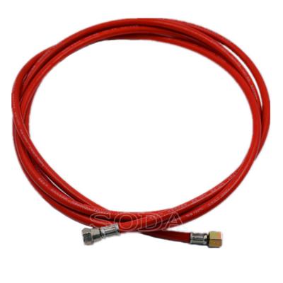 China MTZ Tractor Agriculture Machinery Parts Red 3 Meter Flange Oil Level Gauge Rubber Hose For MTZ Tractor for sale