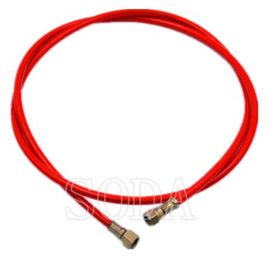 China MTZ Tractor Agriculture Machinery Parts MTZ Red 1.5 Meters Tractor Clamp Oil Level Gauge Rubber Hose for sale