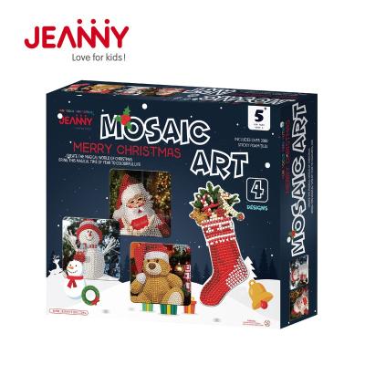 China Original Jeanny Design Child Toys For New DIY Kit For Decoration Christmas Craft 3D EVA Sticky Mosaic Foam Sticker Children's Toys for sale