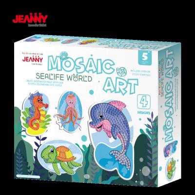 China DIY Original Design of Jeanny Learning Creative Educational Handmade Craft for Decoration EVA Foam Sticky Mosaic Art kit for sale