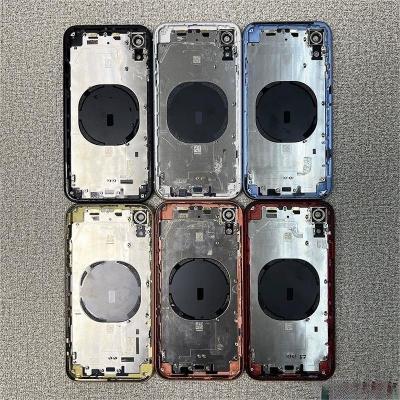 China Glass Wholesale Rear Back Glass Back Cover Housing Original Replacement For Iphonexr for sale