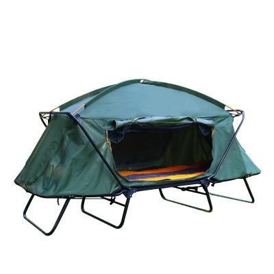 China Camouflage / Field Warm Folding One People Outdoor Big Camping Bed Tents Waterproof Rise Up Off Ground Sleep Bed Tent Cradle With Bed for sale