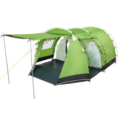 China Trigon / V-type ground nail camping tents 4 people waterproof outdoor family cheaper price for sale