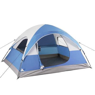 China Amazon Hot Sale 4 Person Extended Type Camping Tent Waterproof Outdoor Equipment For Sale UK for sale