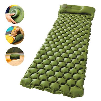 China Actitvities Outdoor Luxury Oversized Clearance Custom , Single Size Solid Roll Up Self Inflatable Single Sand Windproof Single Double Air Mattress for sale