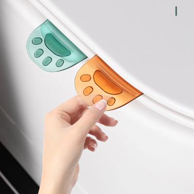 China Automatic Operation Plastic Youloli Cartoon Seat Cover Lift Handle Avoid Touching Handle Toilet Lid Lifter for sale