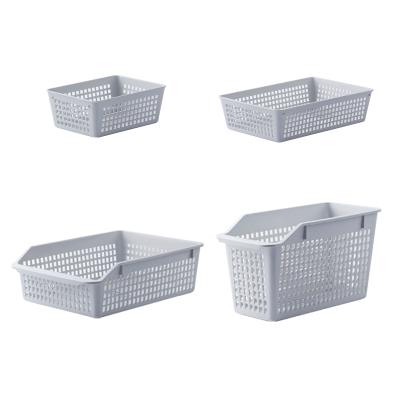 China 2021 New Sustainable High End Listing Gray Storage Basketrage Bath Basket From China for sale