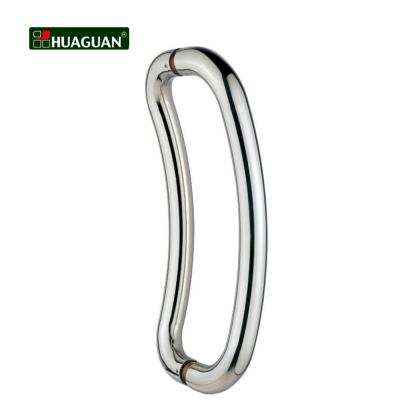 China Guangdong Factory Modern O Shape Pull Door Handle For Glass Door for sale