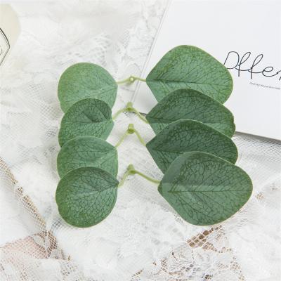 China CLASSIC 1Pcs/1Lot Artificial Plants Eucalyptus Leaf Silk Rose Wedding Decorative Flowers Wreath DIY Gifts Box Christmas Decoration for sale