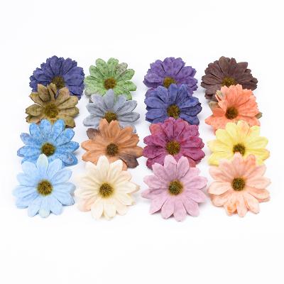 China Silk Daisy Flower Wall Gerbera Diy Decorative Gift Box Home Decoration Accessories Wedding Europe Artificial Flowers 1Pcs/Lot for sale