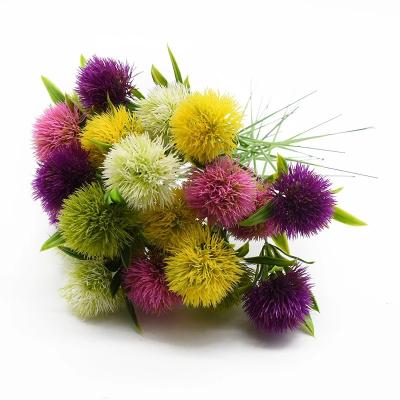 China 10Pcs/Lot CLASSIC Plastic Artificial Flowers Flower Plants Dandelion Vases For Wedding Home Decoration Accessories Decorative for sale