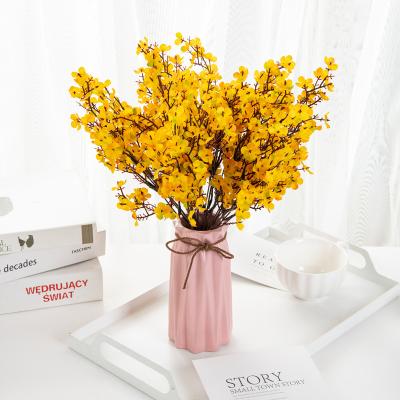 China Minimalist 1 bunch/1Lot Cherry Blossom Gypsophila Plant Home Artificial Hotel Christmas Decoration Wedding Bouquet Gift for sale