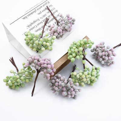 China CLASSIC 6Pcs /Lot Berry Plants Flowers Diy Wedding Artificial Decoration Candy Floral Fruits Box Christmas Accessories Home Scrapbook for sale